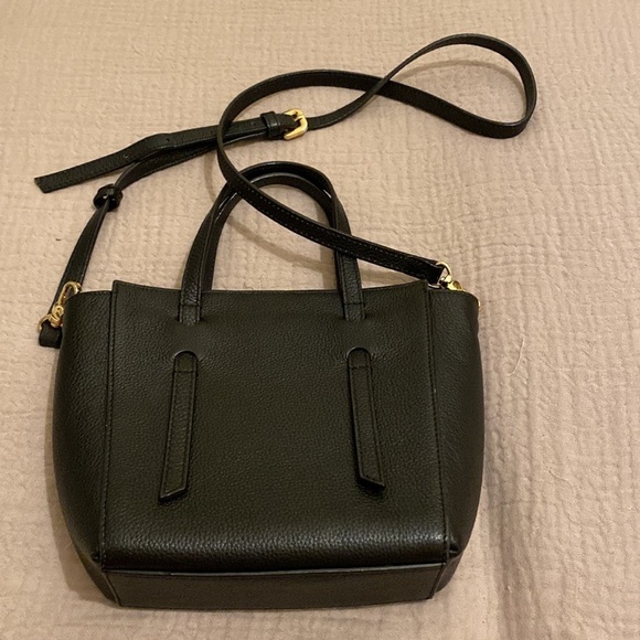 LINJER THE LANA BLACK LEATHER BAG . EUC - Picture 7 of 15